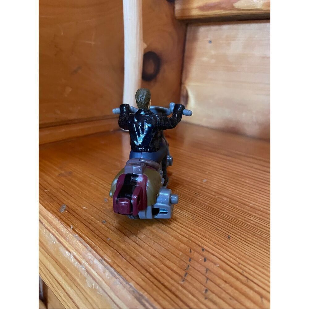 2008 Mutt Williams Motorcycle 3.75" Burger King PVC Action Figure Indiana Jones - Picture 3 of 4